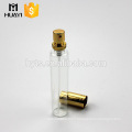 30ml chinese perfume empty glass tube bottle with golden cap